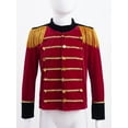 thumbnail image 3 of JanJean Kids Girls Boys Drum Major Costume Marching Band Uniform Halloween Christmas Carnival Red B 10, 3 of 7
