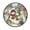 Christmas Design with Snowmen, variant on 36.2 Inch Round Floor Mat Christmas Design with Snowmen Carpet Decor Rug for Living Room Bedroom