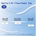 thumbnail image 4 of Super Dental Floss, Suitable for Braces, Super Dental Floss Threader, Periodontal Floss, Orthodontic Threader, 4 of 4