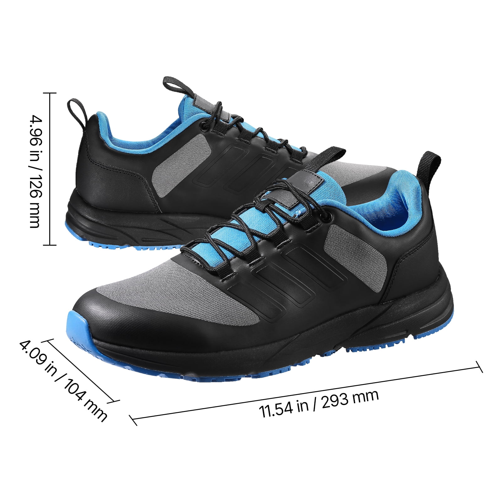 KFFKFF Cross Training Shoes Knitted fabric & MD rubber US 8 (W Width) Black
