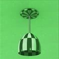 thumbnail image 1 of Ahgly Company Machine Washable Indoor Square Transitional Neon Green Area Rugs, 5' Square, 1 of 7