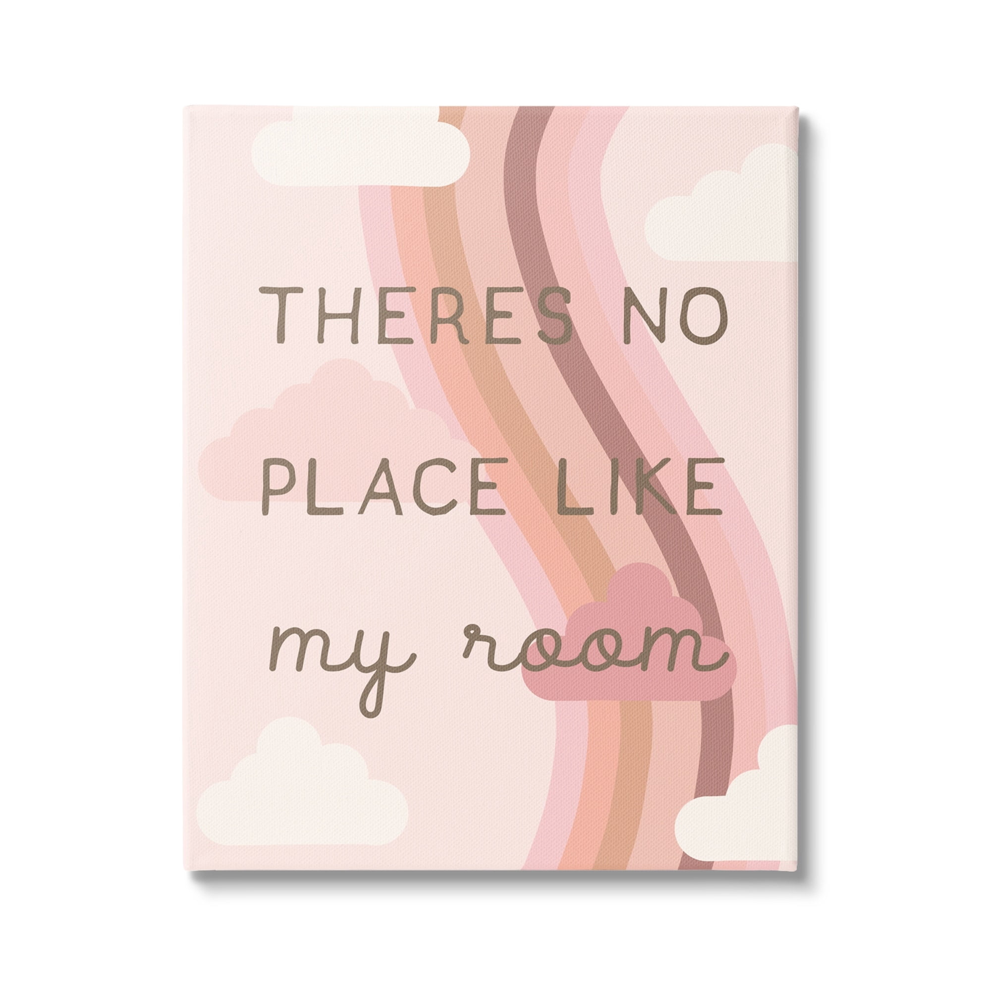 Stupell Industries Pastel Pink Clouds Room Quote Typography , 30 x 40, Design by Lil' Rue