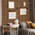 thumbnail image 4 of 10 Pcs 3D Wall Panels Peel 3D Brick Wallpaper Stick Wall Tile Stickers Faux Stone Wall Panel Waterproof Foam Brick Self-Adhesive Wallpaper for Living Room Bedroom Kitchen Wall Decoration, 4 of 8