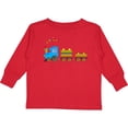 thumbnail image 3 of Inktastic Colorful Toy Train Boys or Girls Long Sleeve Toddler T-Shirt, 3 of 5