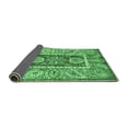 thumbnail image 2 of Ahgly Company Indoor Square Oriental Emerald Green Traditional Area Rugs, 4' Square, 2 of 4