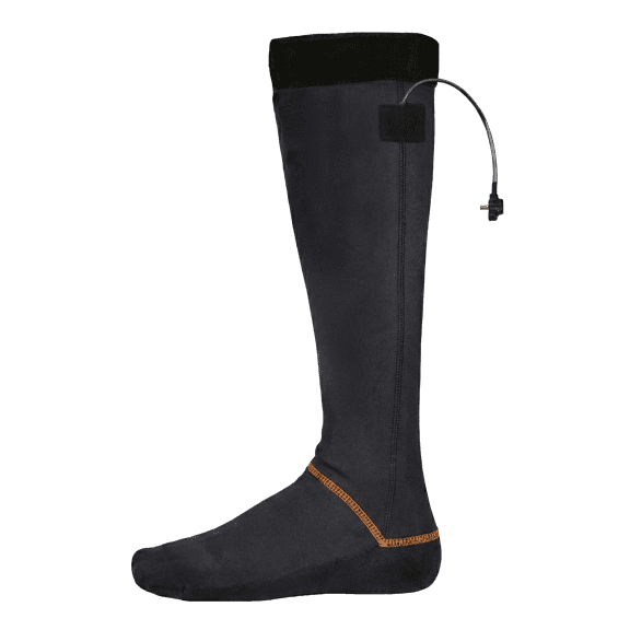 California Heat 7V Battery Heated Sock Liners w/Y-Harness Black XXL