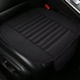 thumbnail image 4 of Cojín Asiento Automóvil Popular Transfronterizo Sin Respaldo Cojín Asiento Cuero Transpirable Modelo Sin Carbono (negro), 4 of 9