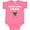 Hot Pink, variant on Inktastic Candy Cane Crew Boys or Girls Baby Bodysuit