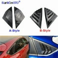 thumbnail image 2 of Applies to Rear Quarter Window Louvers  Panel Side Vent Cover Sticker Trim For Ford Focus 12-18 ST RS Hatchback Carbon Fiber ABS, 2 of 7
