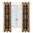 thumbnail image 4 of Bohemia Window Blackout Curtain 3d Printed Blackout Curtain Bedroom Living Room Hotel Window 2 Panel Shade, 4 of 6