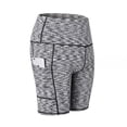 thumbnail image 3 of LUCKYW Biker Shorts for Women with Pockets - 8" High Waisted Tummy Control Yoga Workout Running Gym Spandex Shorts Light Gray XXL, 3 of 5