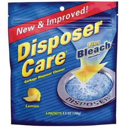 Glisten Disposer Care Foaming Cleaner, Lemon Scent, 4 Use