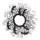 thumbnail image 5 of Black Halloween Wreath with Bats Backdrop Ornament Bats Halloween Decoration, 5 of 9