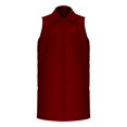 thumbnail image 3 of Wutalume Women's Long Vest Plain Sleeveless Hooded Winter Vest Outwear Jacket, Lightweight Warm Coat for Layering and Casual Fashion in Cold Seasons,Wine 2XL, 3 of 5