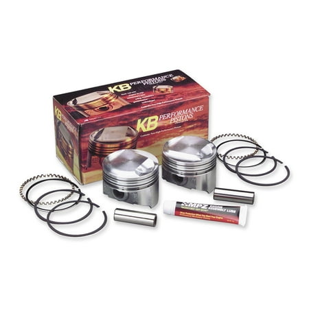 KB Performance KB410.040 Cast Piston Kit (1200cc. Conversion, Flat Top) - .040in. Oversize to 3.538in., 9.0:1