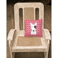 thumbnail image 2 of Carolines Treasures BB5279PW1818 Bull Terrier Fabric Decorative Pillow 18HX18W multicolor, 2 of 2