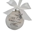 thumbnail image 3 of Bewildely Bola de plumas Ángel en adorno conmemorativo signo decoraciones conmemorativas para papá mamá decoración familiar bola Navidad decoración Decoración del hogar mamá Bewildely HA003103-04, 3 of 6