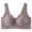Coffee, variant on lnmuld Women Wireless Seamless V Neck Tank Bra Wide U Shoulder Strap Solid Removable Pad Sleep Comfort Bra M,Coffee