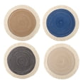 thumbnail image 4 of 6Pcs Round Tassels Dining Table Mat Placemats Heat Resistance Placemats Cup Mat Table Decorations for Dining Table, 4 of 9