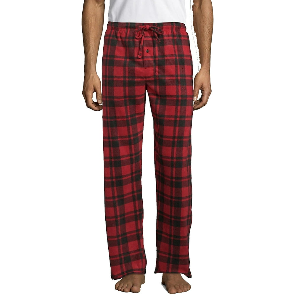 Hanes - Hanes Mens Micro Fleece Sleep Lounge Pajama Pant 41374-Small ...