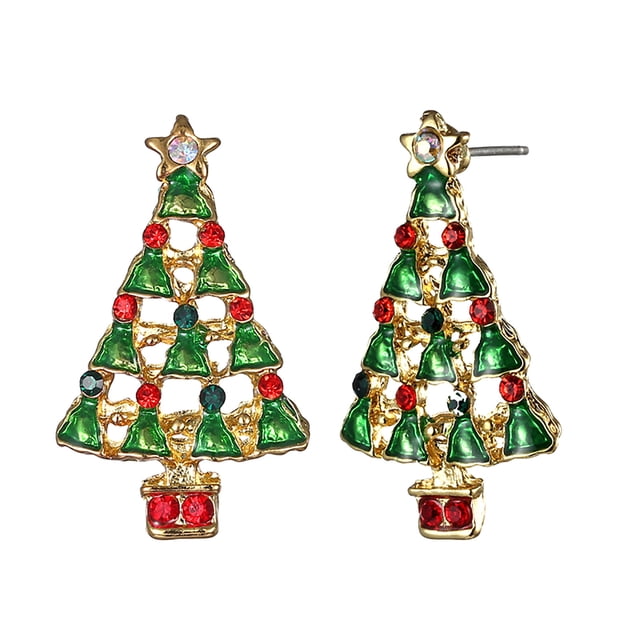 Pendientes de Navidad de dibujos animados de moda para mujer Pendientes de campana de Santa Wmkox8yi sjalhkljlk4507