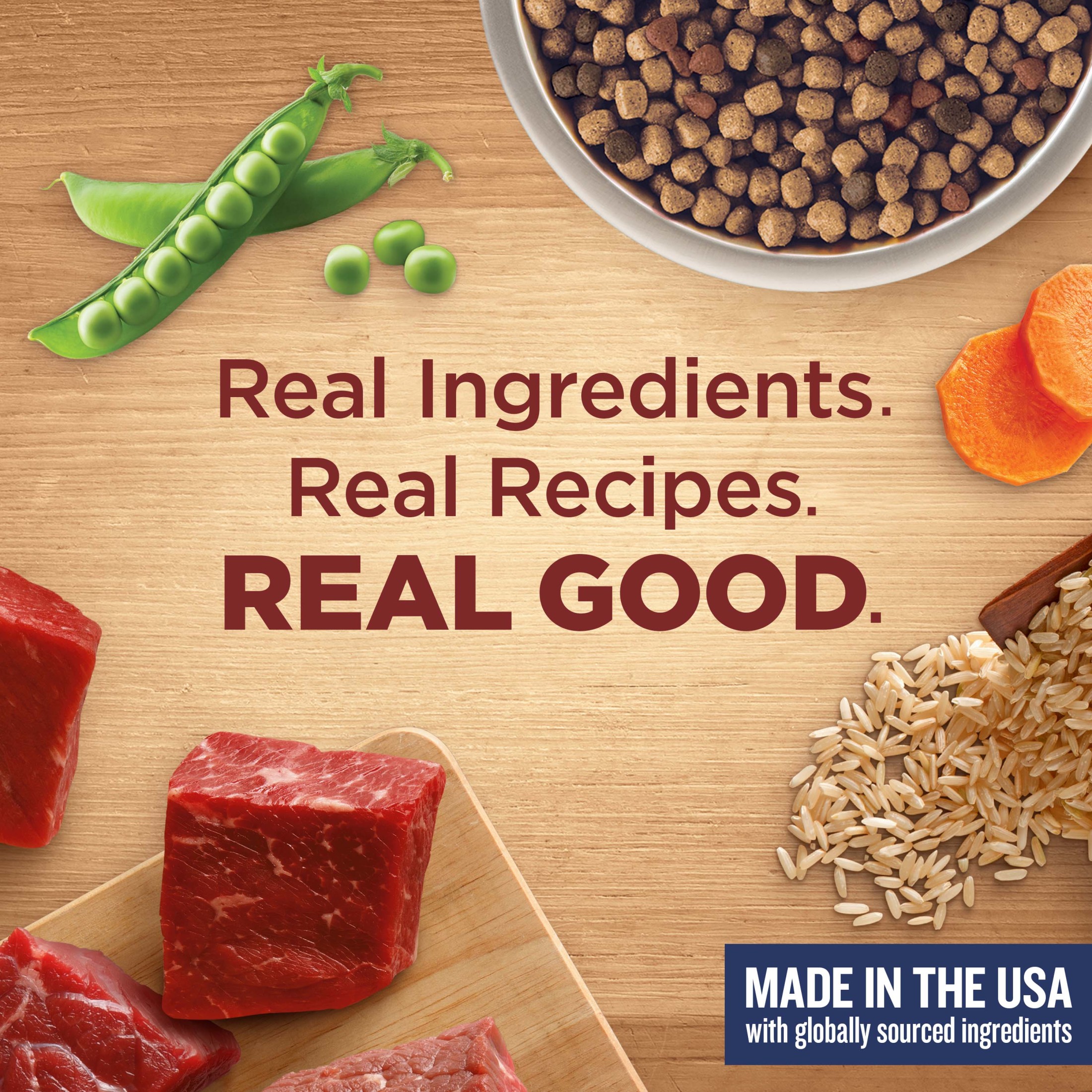 Nutrish Adult Dry Dog Food Real Beef, Pea & Brown Rice, 5 Lb photo 7