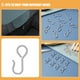 thumbnail image 4 of Ganchos de metal para funda de asiento de coche, 10 unidades, 23 mm, 4 of 7