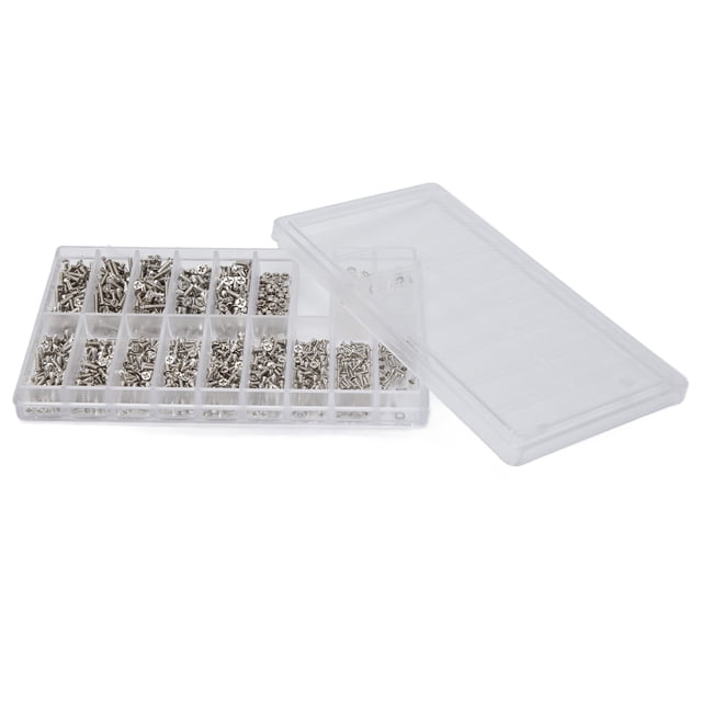Kit de tornillos para gafas, 1000 piezas Kit de reparación de gafas Kit de reparación de gafas Kit de herramientas de reparación de gafas Ingeniería de precisión