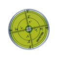 thumbnail image 1 of Nivelador horizontal de aluminio de alta precisión para nivelar burbujas, circular, 2.4 pulgadas y 60 mm (plateado, verde), 1 of 5
