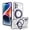 Purple, variant on Compatible with Samsung Galaxy A23 5G Case with Magnetic Stand Clear,Phone Samsung A23 5G Case Silicone Transparent Support Wireless Charging Shockproof Luxury Protective Cover (Black)