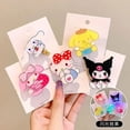 thumbnail image 1 of Kawaii Sanrio Hello Kitty flequillo Clip My Melody Kuromi Cinnamoroll Purin accesorios para el cabello Anime lindo tocado de dibujos animados regalo para niñas, 1 of 4