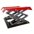 thumbnail image 4 of HILABEE 1/18 Car Lifter Model 3 Adjustable Heights Garage Maintenance Tools Ornament Red, 4 of 6