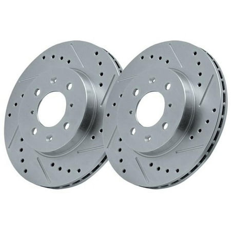 Power Stop 13-22 Ford F-350 Super Duty Rear Right Evolution Drilled Slotted Rotor