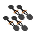thumbnail image 3 of 4 Pieces Toggle Closure Buttons Decoration Wooden Buttons Accessories Black, 3 of 9