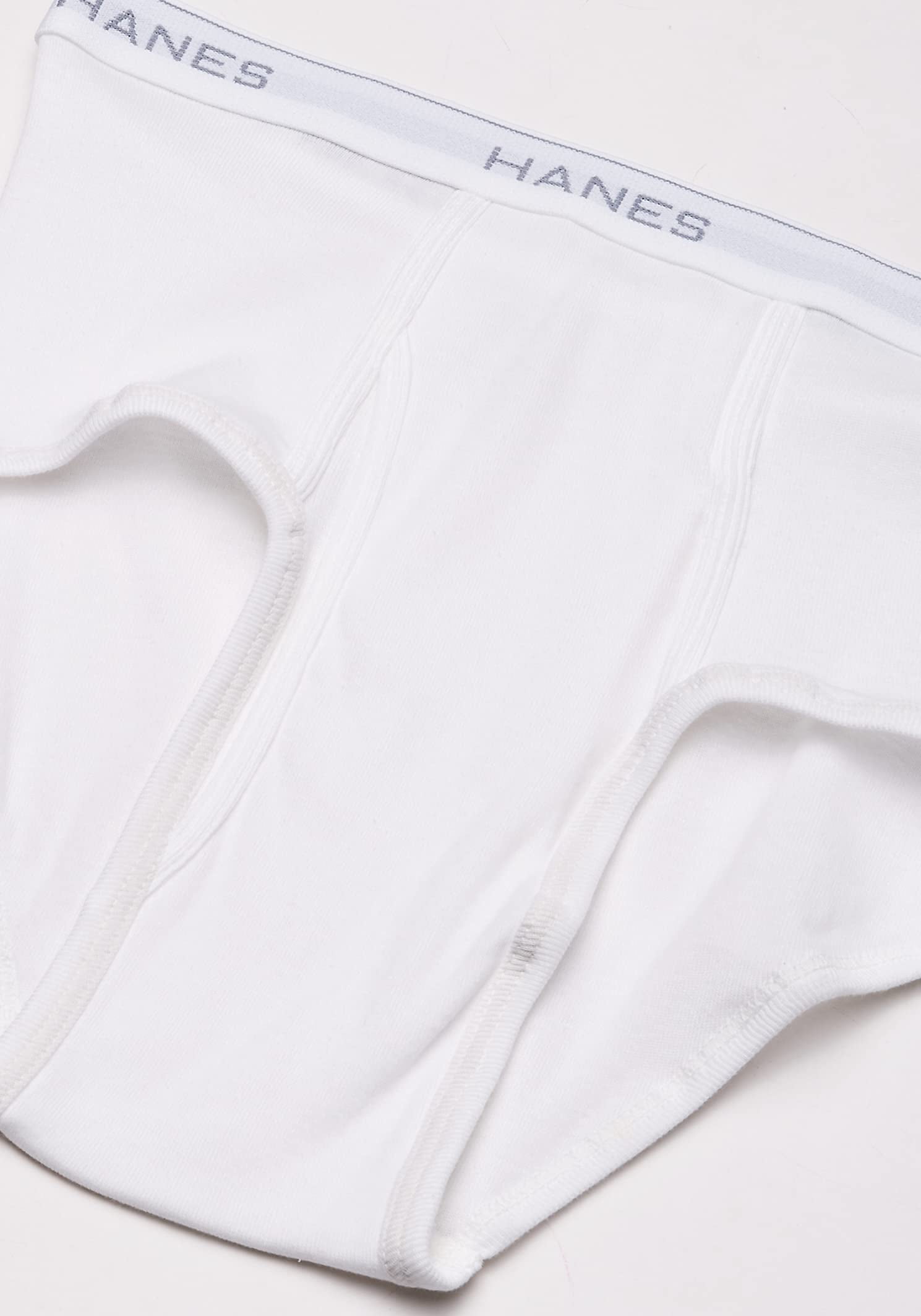 Hanes Men's Tagless White Briefs with ComfortFlex Waistband