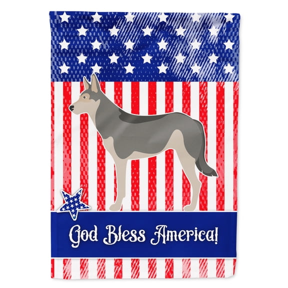Saarloos Wolfdog American Garden Flag