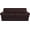 Brown, variant on 2 Piece T Cushion Sofa Slipcovers Thick Couch Cover Furniture Protector Stretch T Cushion Sofa Covers for 1 Cushion Couch with LJX SOFA COVER