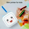 thumbnail image 3 of Mini Sticker Printer, Cute Cat Shaped Inkless Easy to Carry 800mAh Rechargeable Battery Low Noise Photo Printer for IPhone Smartphone, 3 of 7