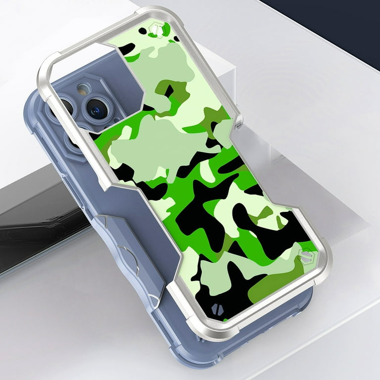 For Apple iPhone SE 3 (2022) SE/8/7 Design Tough Shockproof Hybrid Stylish Pattern Duty TPU Rubber Cover ,Xpm Phone Case [ Green Camo Army ] - Walmart.com