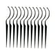 thumbnail image 4 of Paquete de 12 extensiones de pestañas, ligeras y cómodas. Negro, 4 of 9