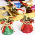 thumbnail image 3 of Set of 6 Rattan Christmas Bells Jar Decoration, 3 of 5