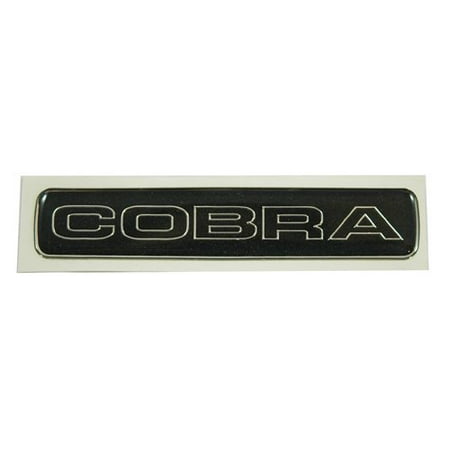 Mustang Cobra Rear Bumper - Ford Mustang 1993 Style Cobra Rear Decklid Emblem, Exact copy of the original emblem on the 1993 Mustang Cobra By OEM