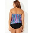 thumbnail image 2 of Swimsuits for All Bandeau Blouson Tankini Set, 2 of 5