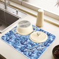 thumbnail image 6 of Ryvnso Anchors Camouflage Dish Drying Mat for Kitchen Countertop 18x24 Large Dish Pad Drainer Rack Dish Sink Mats, 6 of 7