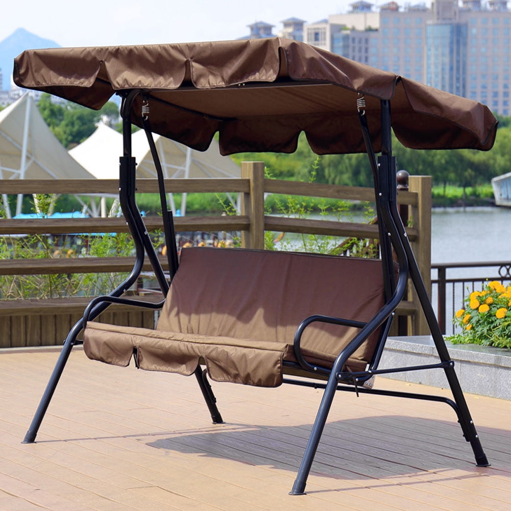 willstar 3 Triple Seater Patio Swing Chair Cover Outdoor Hammock Cover Waterproof Dustproof Windproof Furniture Protector