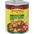 thumbnail image 3 of (12 pack) Old El Paso Jalapeno Chicken Noodle Soup, Ready to Serve Canned Soup, 18.5 oz, 3 of 15