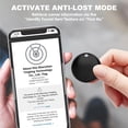 thumbnail image 4 of Air Tracker, AYAMAYA Bluetooth Keys Finder with Sling Lightweight Item Locator Compatible with Apple Find My (iOS Only), Key, Luggage and Pets(2 Pack), 4 of 8