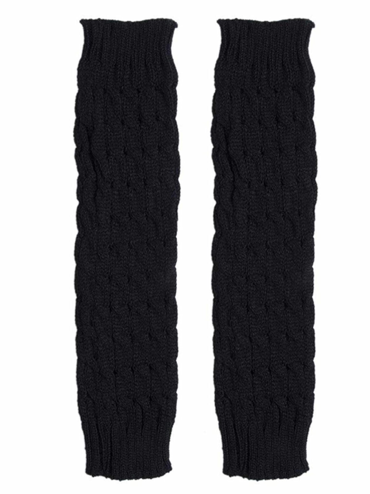 Wool Knee Pads Floor Socks Knitted Knees Warm Leg Covers,Gray Foot Indoor Home Socks