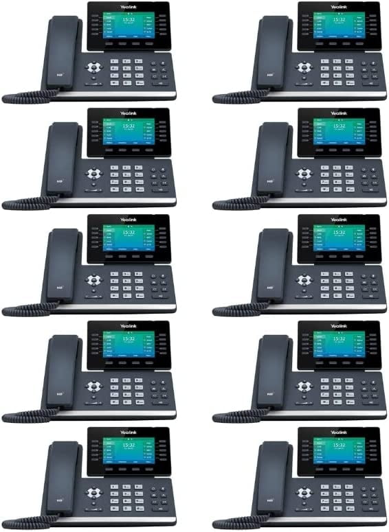 Adjustable Screen With Built-in USB 2.0 802.3af PoE Yealink T54W IP Phone SIP-T54W 4.3-Inch Color Display 16 VoIP Accounts 802.11ac Wi-Fi Power Adapter Not Included Dual-Port Gigabit Ethernet 