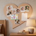 thumbnail image 5 of Heart Shaped Bulletin Board with Backing, Pin Board Tile for Wall Decor and Photo Display Board, 5 of 6